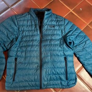 Mountain hardware blue down jacket